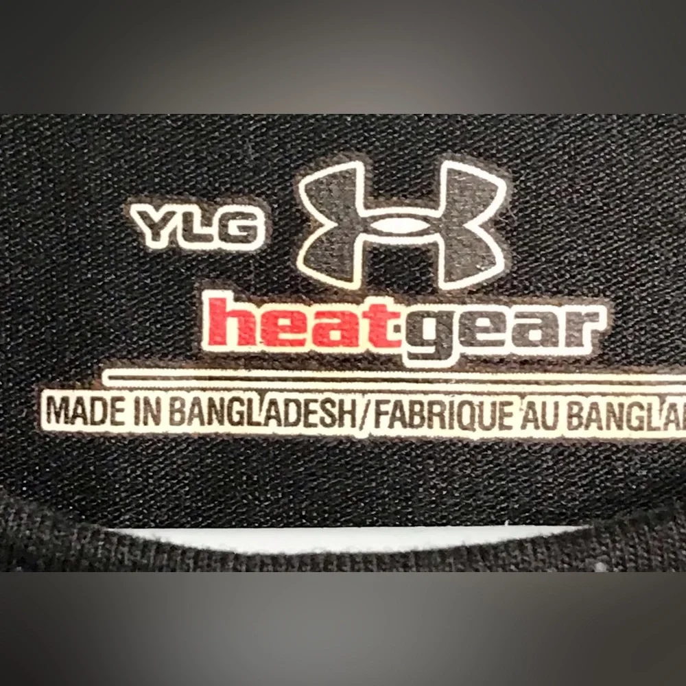 Under Armour Boys’ Youth Heatgear Shirt - Size Youth Large - Picture 4 of 7